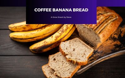 Whey Protein Coffee Banana Cake | Grow Snacks by Steve