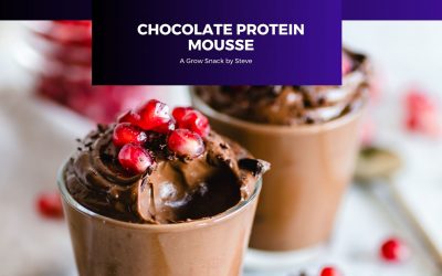 Rich Chocolate Protein Mousse | Grow Snacks by Steve