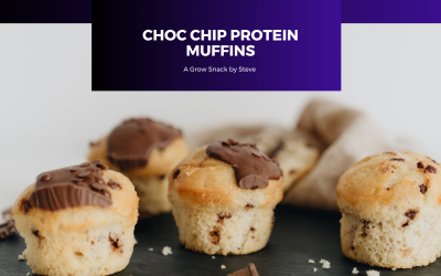 Choc Chip Protein Muffins | Grow Snacks by Steve