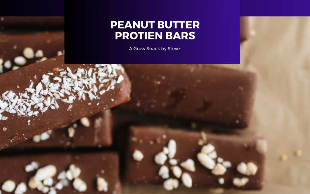 Peanut Butter Protein Bars | Grow Snacks by Steve
