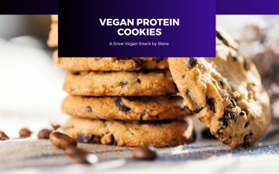 Vegan Protein Cookies | Vegan Grow Snacks by Steve